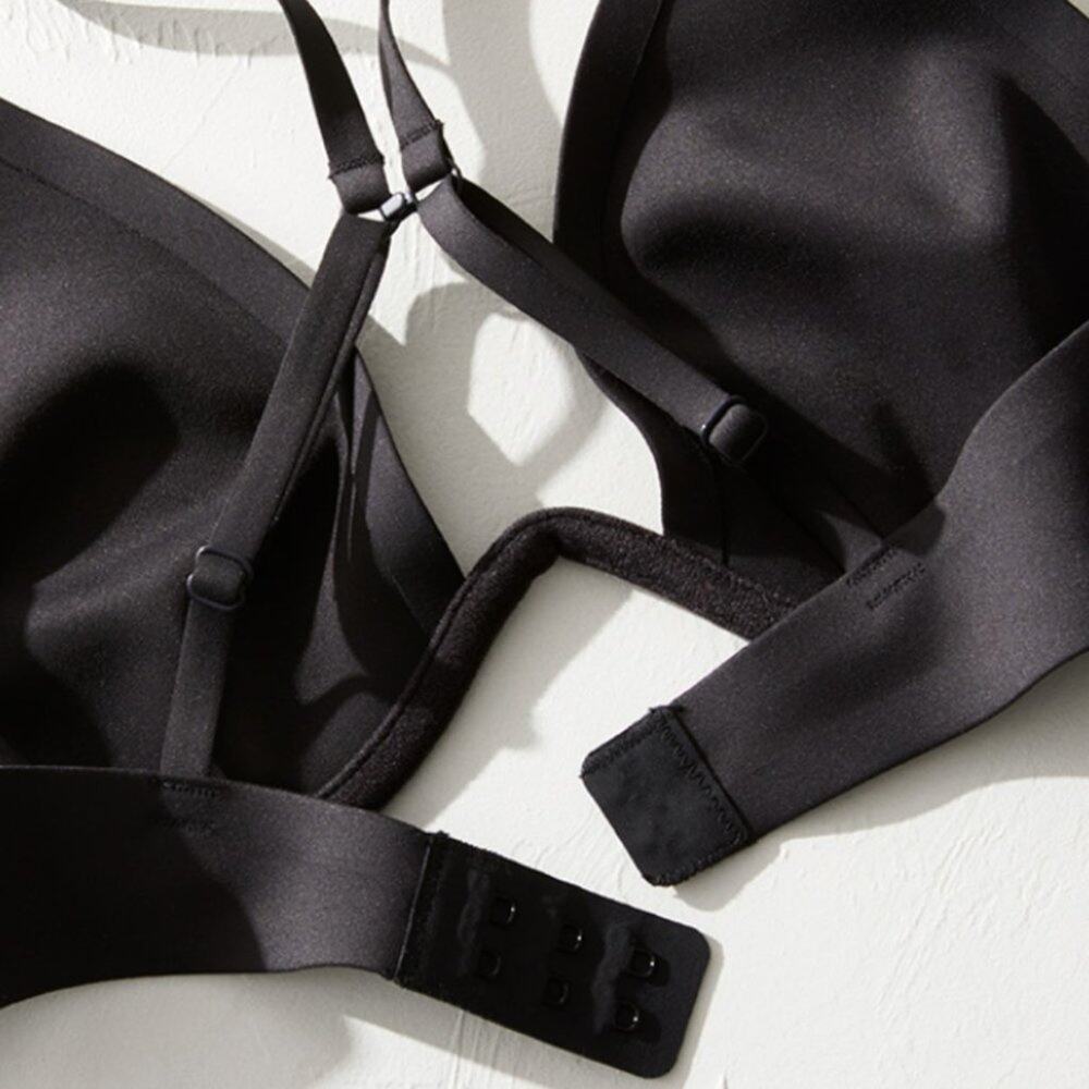 Black Free People Ari Underwire Geometric Bra 34A - Picture 7 of 8